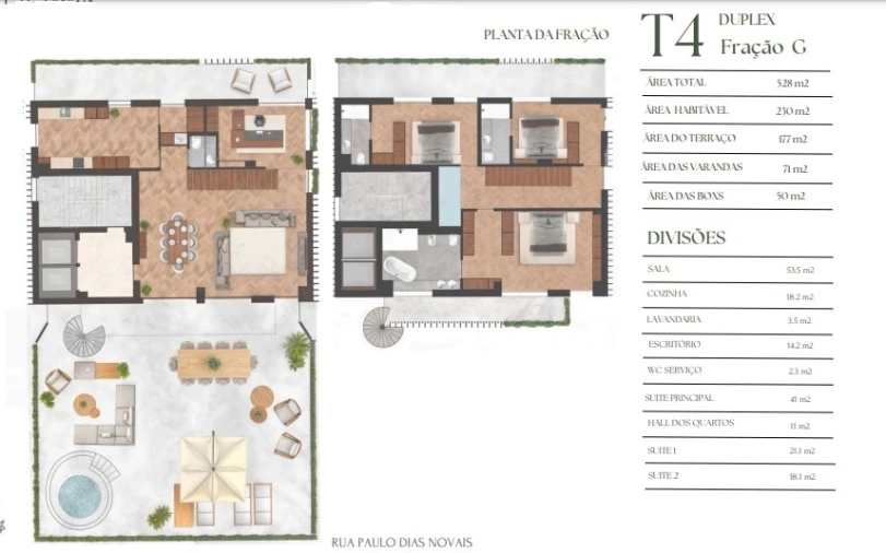 Apartamento T4 para Venda em Lordelo do Ouro e Massarelos Planta 1