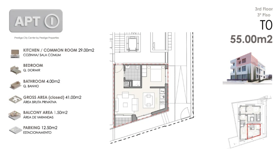 Apartamento para Venda em Machico Planta 2