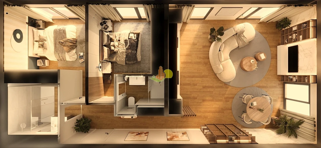 Apartamento T2 para Venda em Buarcos Planta 1
