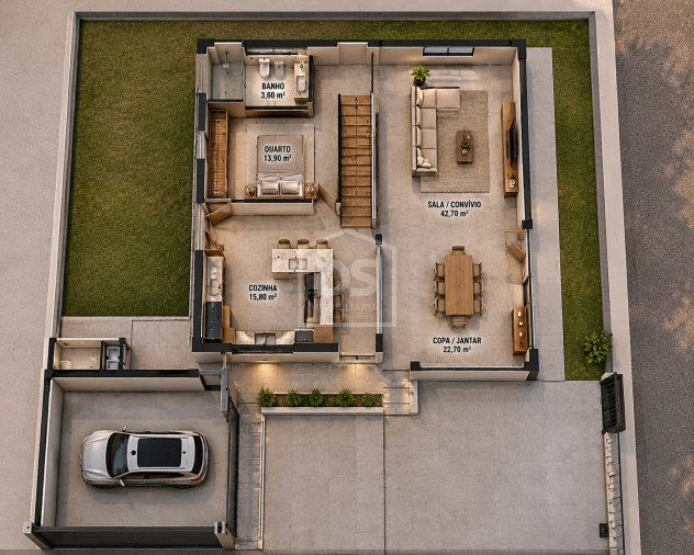 Terreno para Venda em Condeixa-A-Velha e Condeixa-A-Nova Planta 1