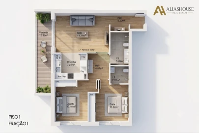Apartamento T2 para Venda em Leiria, Pousos, Barreira e Cortes