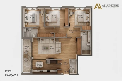 Apartamento T3 para Venda em Leiria, Pousos, Barreira e Cortes
