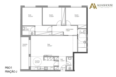 Apartamento T3 para Venda em Leiria, Pousos, Barreira e Cortes
