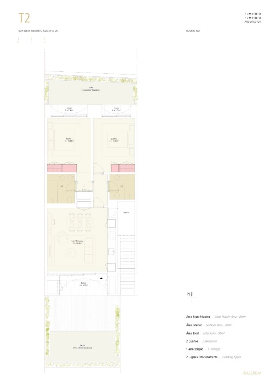 Apartamento T2 para Venda em Santa Maria do Castelo e Santiago e Santa Susana Planta 1