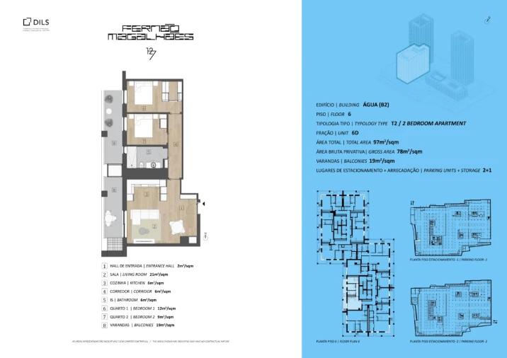 Apartamento T2 para Venda em Campanhã Planta 1