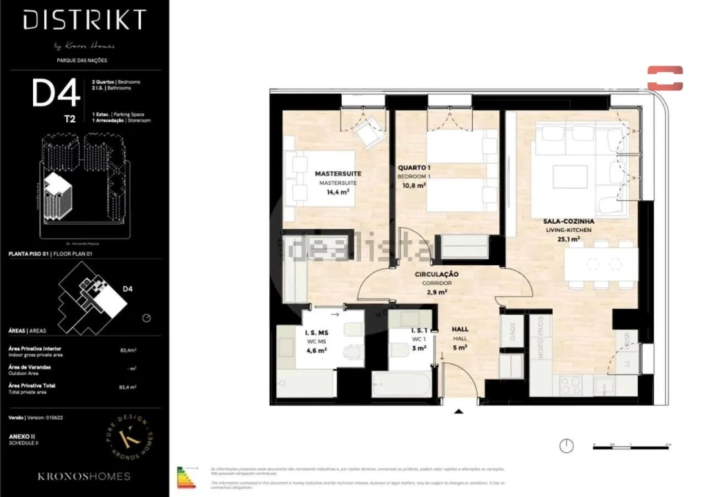Apartamento T2 para Venda em Parque das Nações Foto 30