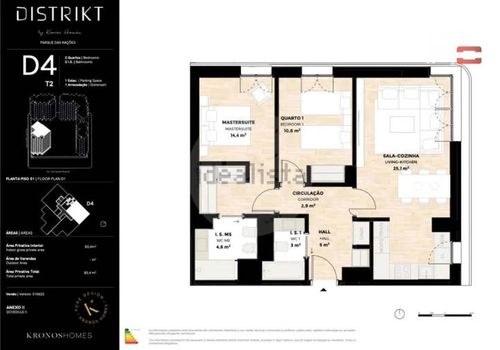 Apartamento T2 para Venda em Parque das Nações Foto 30