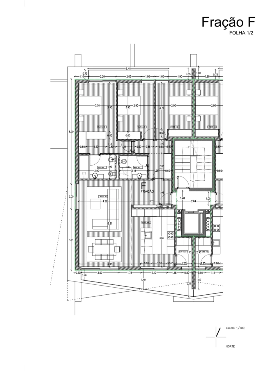 Apartamento T3 para Venda em Gamil e Midões Foto 8