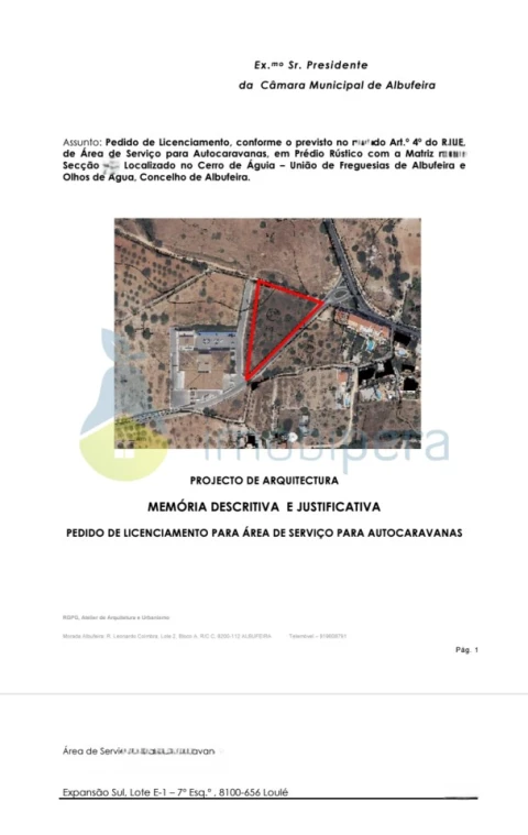Terreno para Venda em Albufeira e Olhos de Água