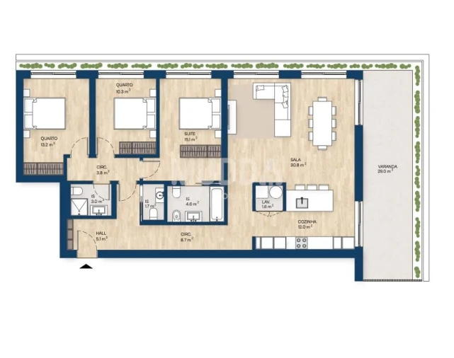 Apartamento T3 para Venda em Santa Marinha e São Pedro da Afurada Foto 26