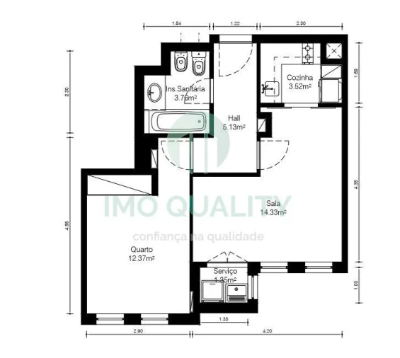 Apartamento T1 para Arrendamento em Lordelo do Ouro e Massarelos Foto 16