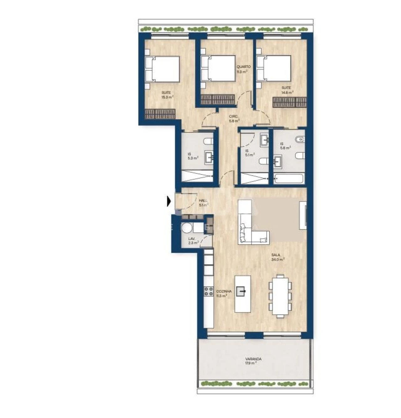 Apartamento T3 para Venda em Santa Marinha e São Pedro da Afurada Foto 26