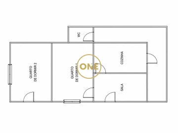 Moradia T2 para Venda em Santo Antonio