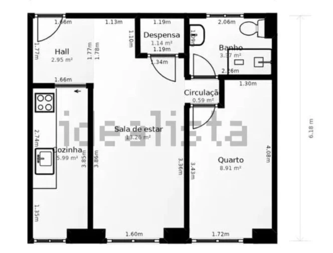 Apartamento T1 para Arrendamento em Belém Foto 16