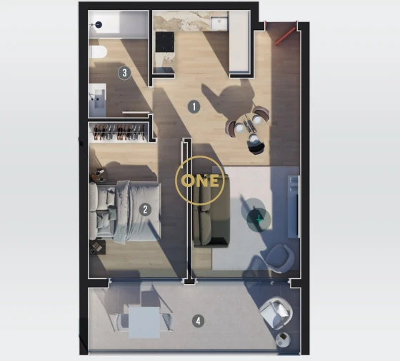 Apartamento T1 para Venda em Arco da Calheta Foto 8