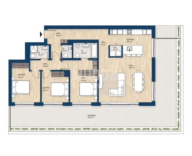 Apartamento T3 para Venda em Santa Marinha e São Pedro da Afurada Foto 26