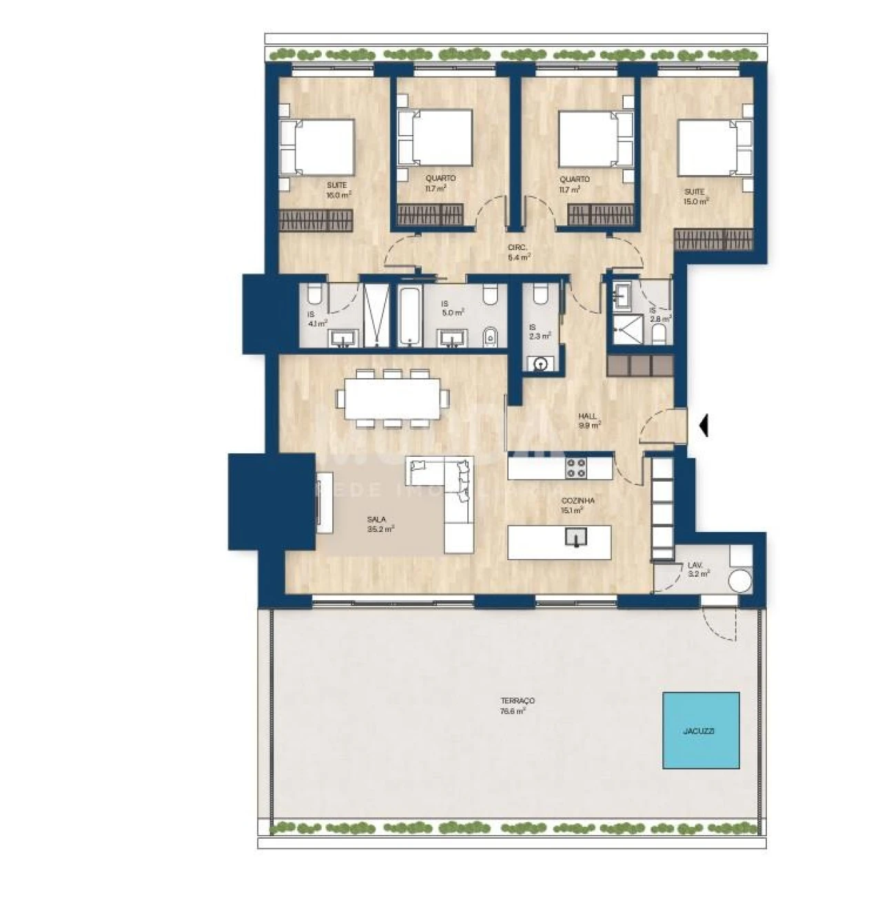 Apartamento T4 para Venda em Santa Marinha e São Pedro da Afurada Foto 26