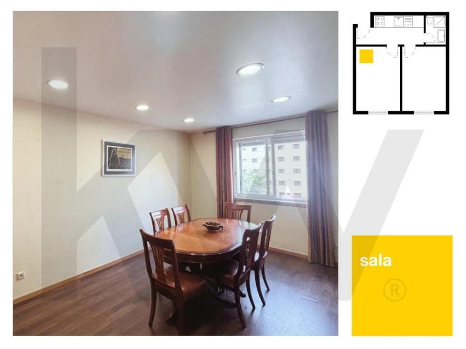 Apartamento T1 para Venda em Avenidas Novas Foto 12