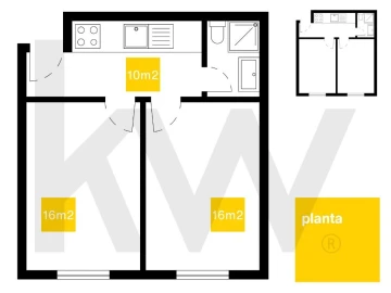 Apartamento T1 para Venda em Avenidas Novas