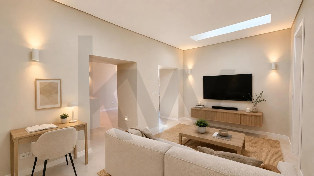 Apartamento T1 para Arrendamento em Carcavelos e Parede Foto 1
