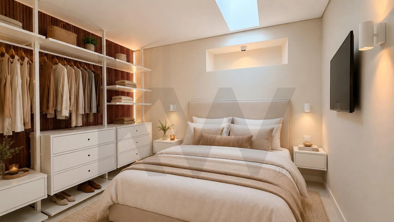 Apartamento T1 para Arrendamento em Carcavelos e Parede Foto 3