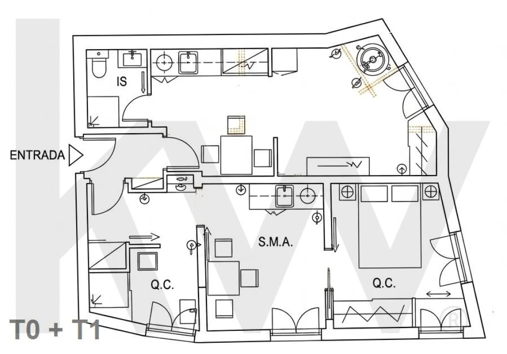 Apartamento T6 para Venda em São Vicente Foto 13