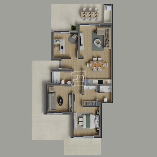 Apartamento T3 para Venda em Estômbar e Parchal Foto 2