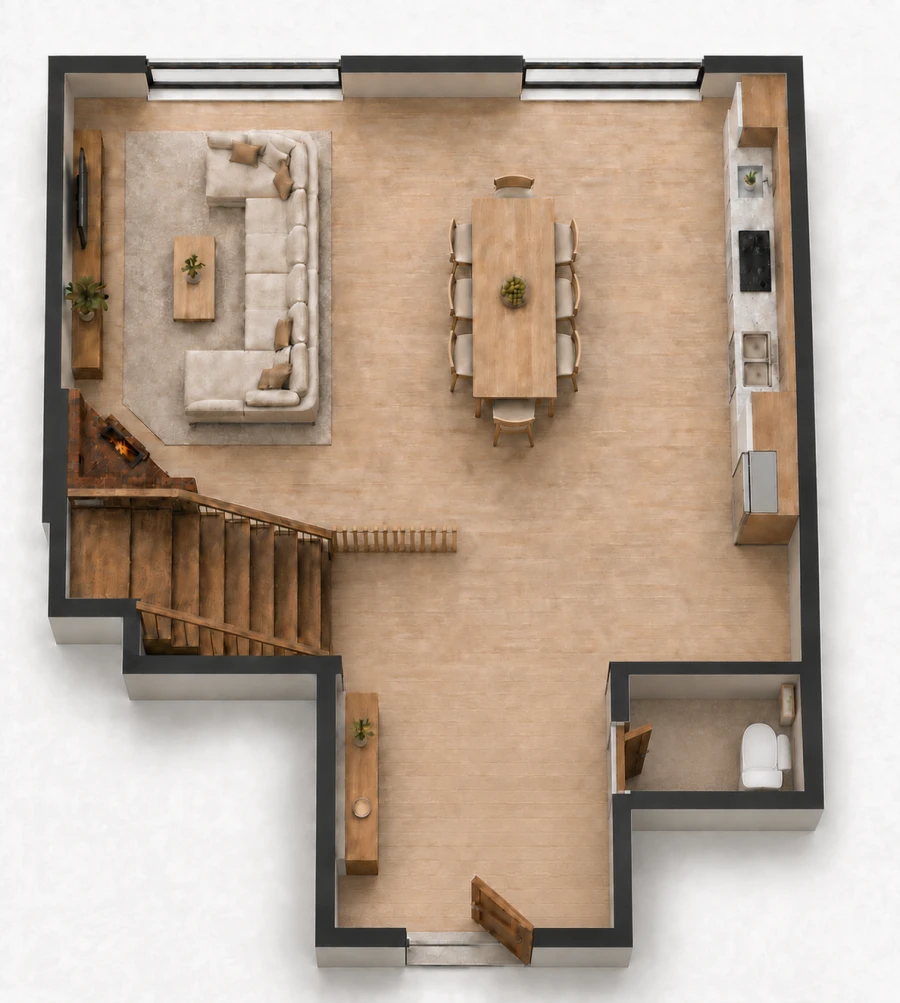 Apartamento T2 para Venda em Braga (Maximinos, Sé e Cividade) Planta 1