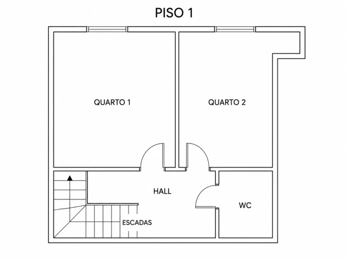 Apartamento T2 para Venda em Braga (Maximinos, Sé e Cividade) Planta 2