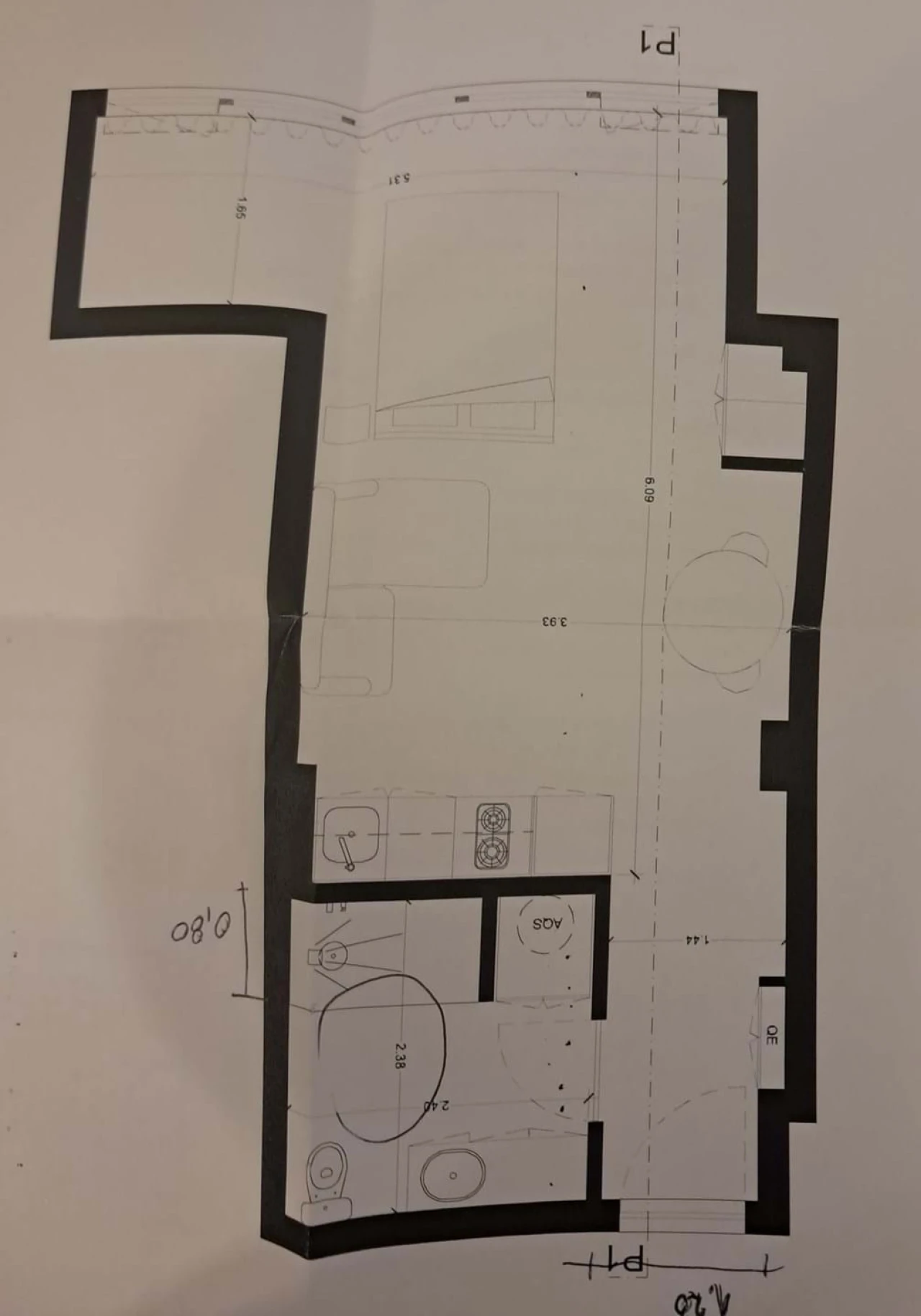Apartamento T1 para Venda em Aguas Santas Foto 25