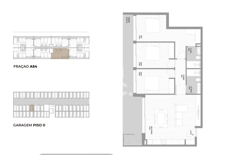 Apartamento T3 para Venda em Fânzeres e São Pedro da Cova Foto 18