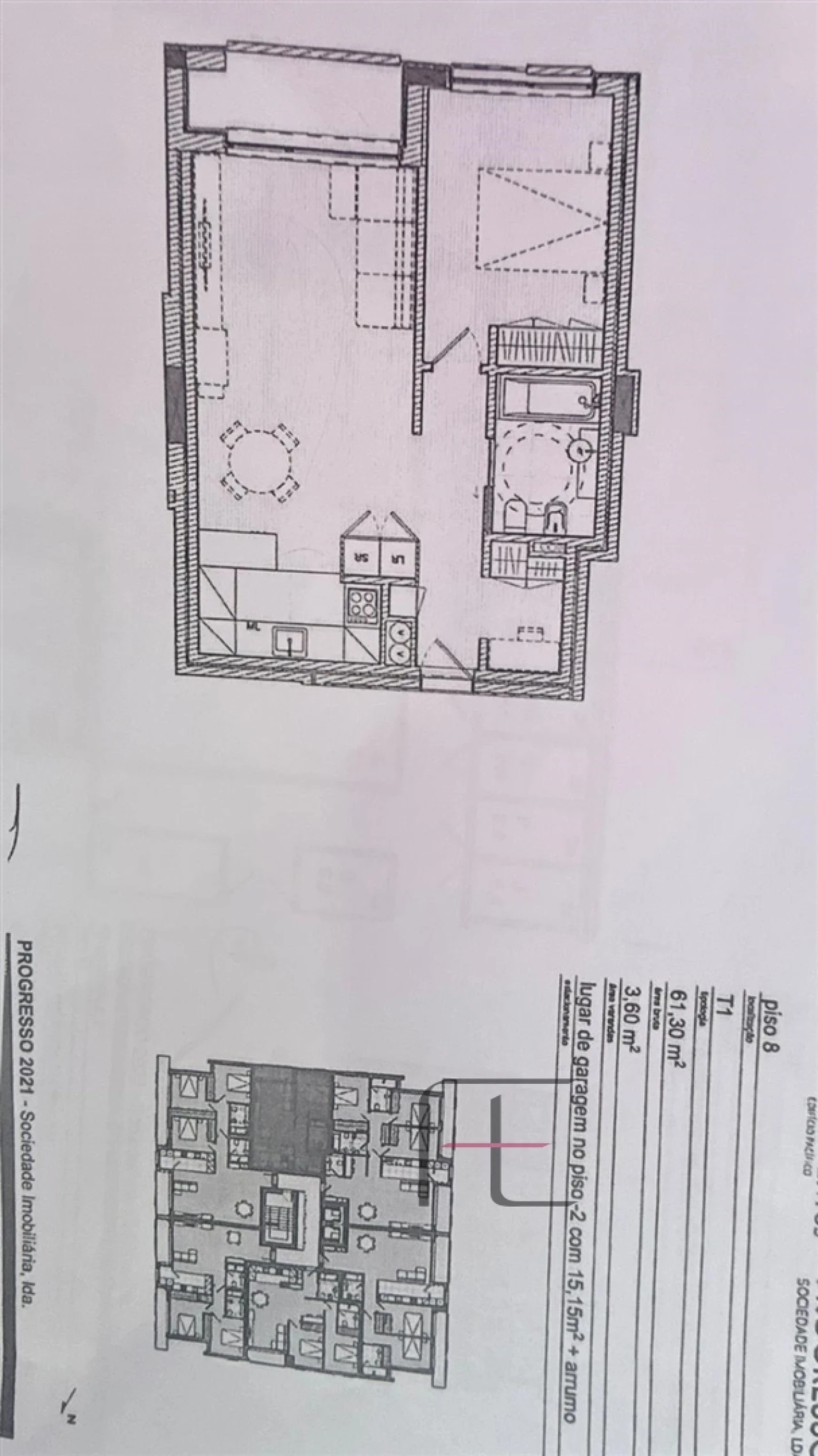 Apartamento T1 para Venda em Santa Marinha e São Pedro da Afurada Foto 4