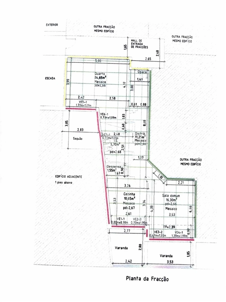 Apartamento T1 para Venda em Cadaval e Pêro Moniz Planta 1
