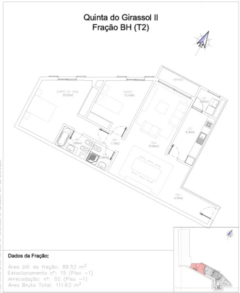 Apartamento T2 para Venda em Caniço