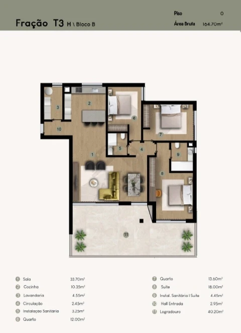 Apartamento T3 para Venda em Camara de Lobos