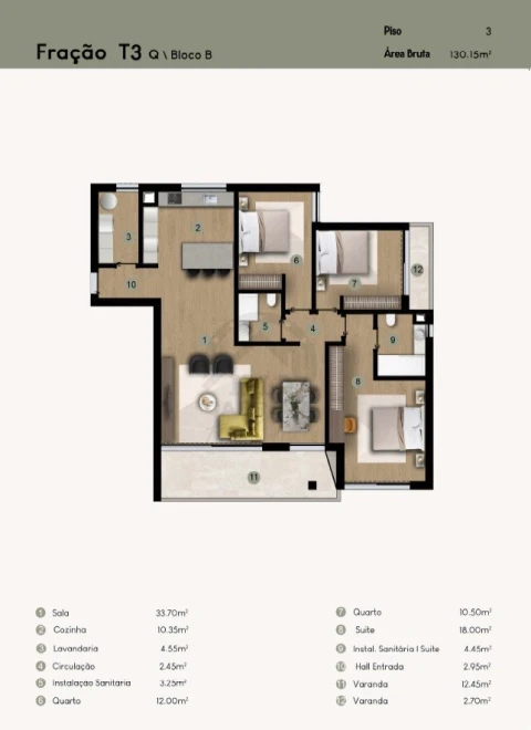 Apartamento T3 para Venda em Camara de Lobos