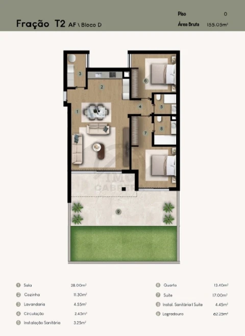 Apartamento T2 para Venda em Camara de Lobos