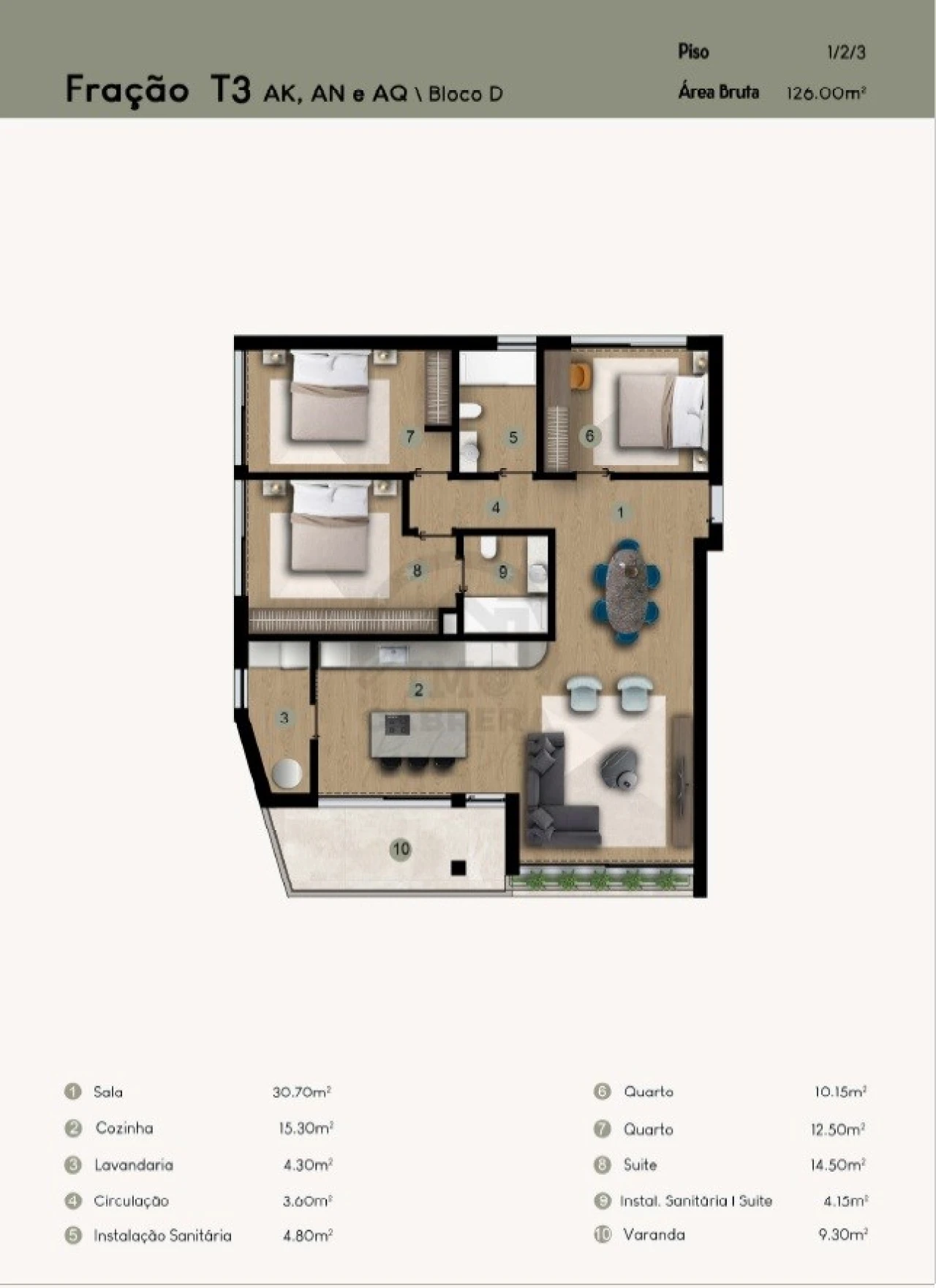 Apartamento T3 para Venda em Camara de Lobos Foto 15