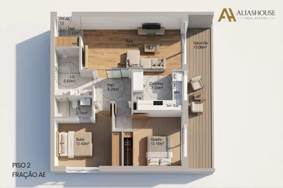 Apartamento T2 para Venda em Leiria, Pousos, Barreira e Cortes