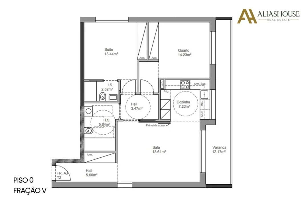 Apartamento T2 para Venda em Leiria, Pousos, Barreira e Cortes Planta 2