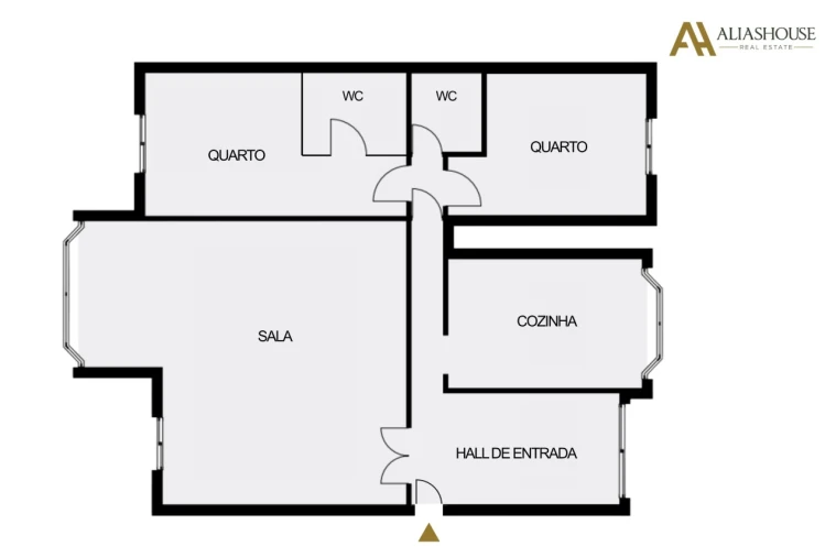 Apartamento T2 para Venda em Cascais e Estoril Planta 1