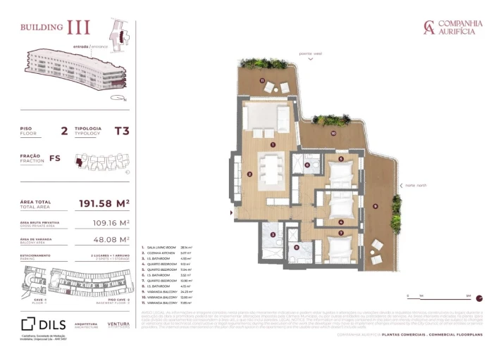 Apartamento T3 para Venda em Cedofeita, Santo Ildefonso, Sé, Miragaia, São Nicolau e Vitória Planta 1