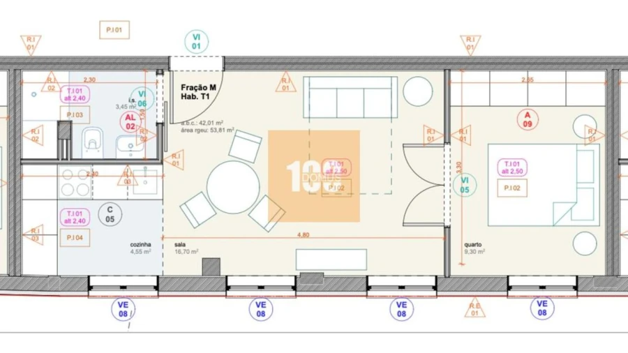 Apartamento T1 para Venda em Cedofeita, Santo Ildefonso, Sé, Miragaia, São Nicolau e Vitória Foto 23