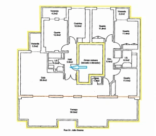 Apartamento T4 para Venda em Alvalade