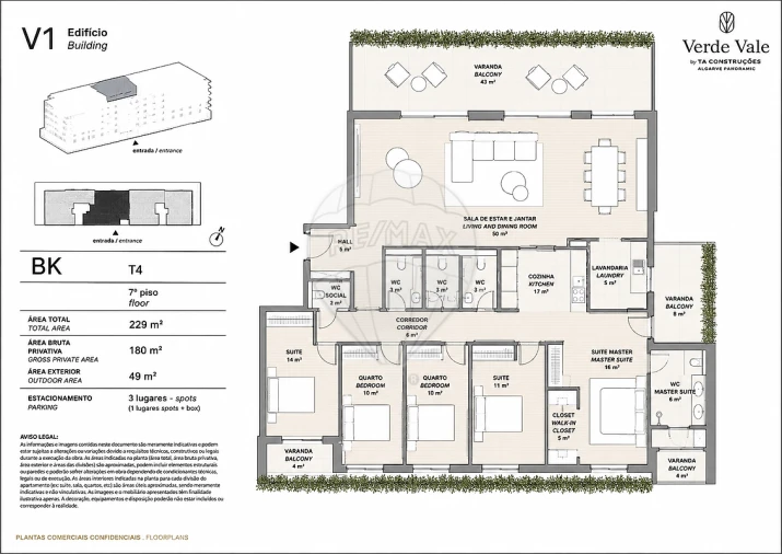 Apartamento T4 para Venda em Cidade da Maia Foto 40