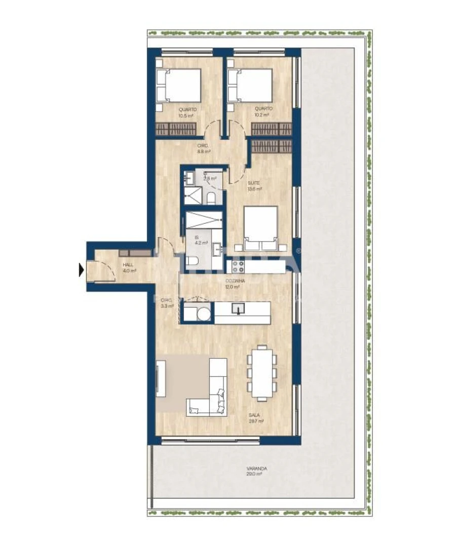 Apartamento T3 para Venda em Santa Marinha e São Pedro da Afurada Foto 26
