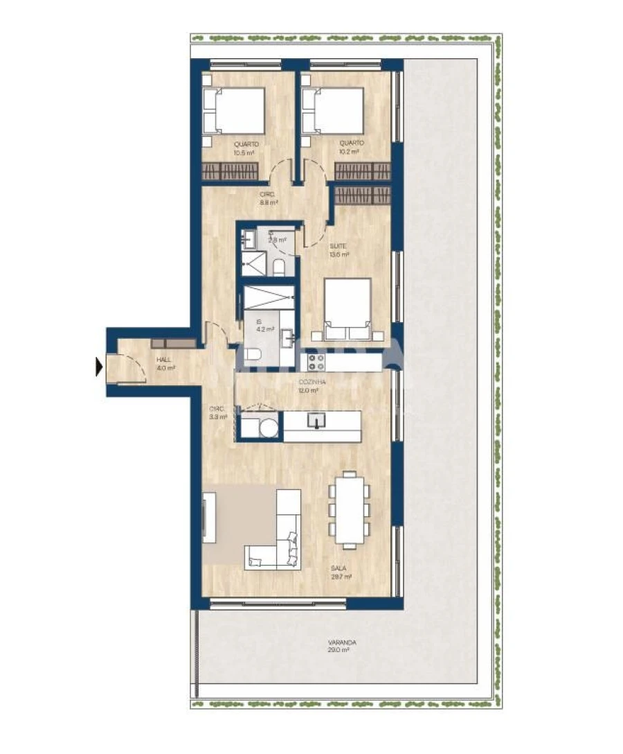 Apartamento T3 para Venda em Santa Marinha e São Pedro da Afurada Foto 26