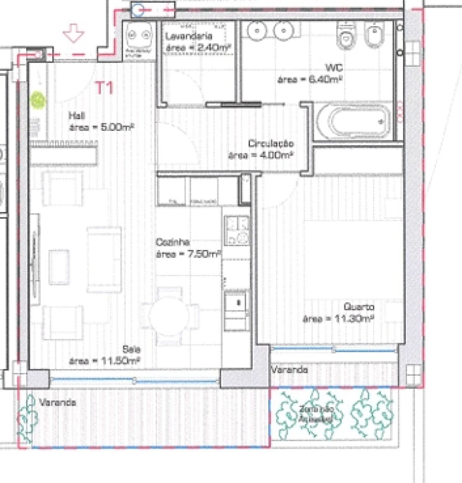 Apartamento T1 para Venda em Matosinhos e Leça da Palmeira Foto 28