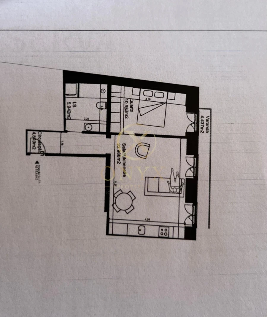 Apartamento T1 para Venda em Arroios Planta 1