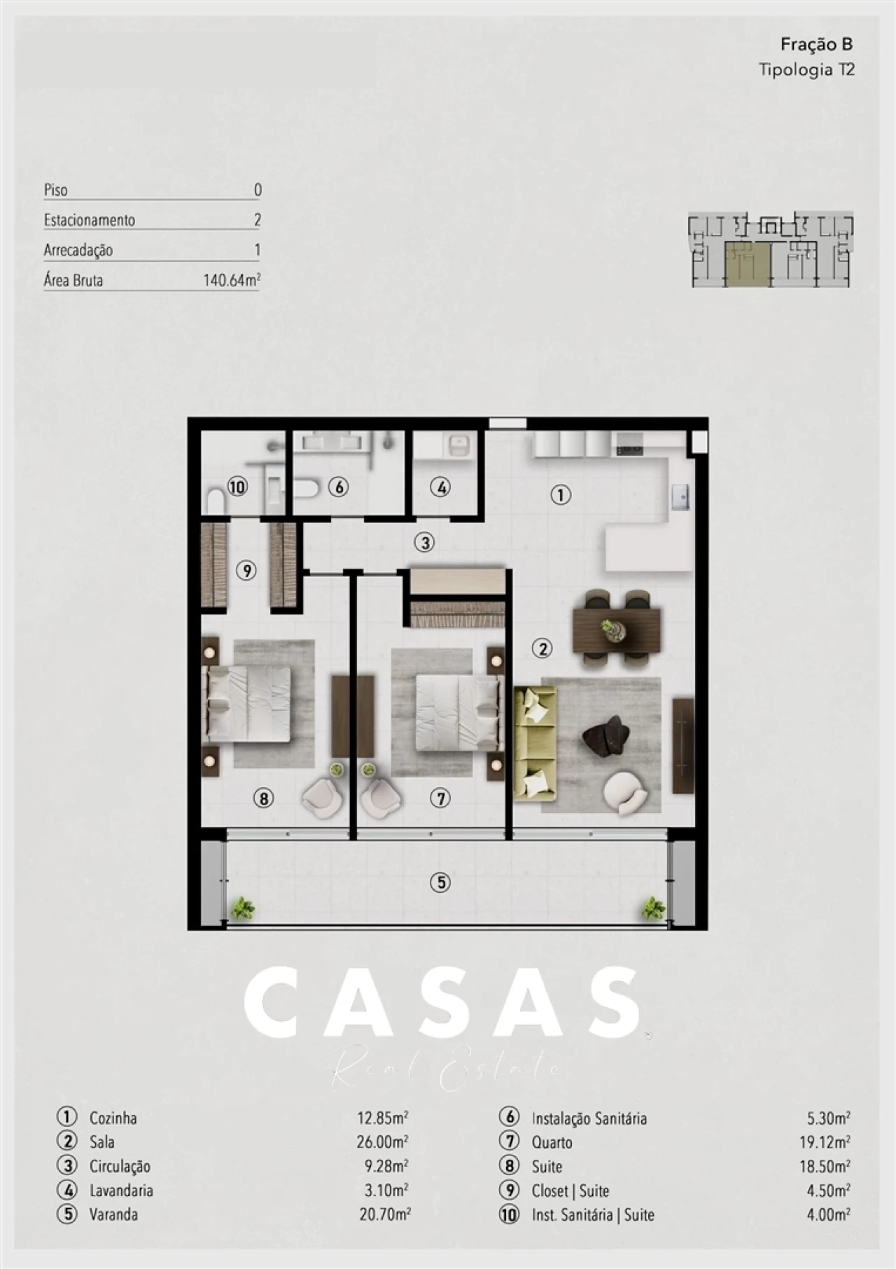 Apartamento T2 para Venda em Funchal (São Pedro) Foto 12